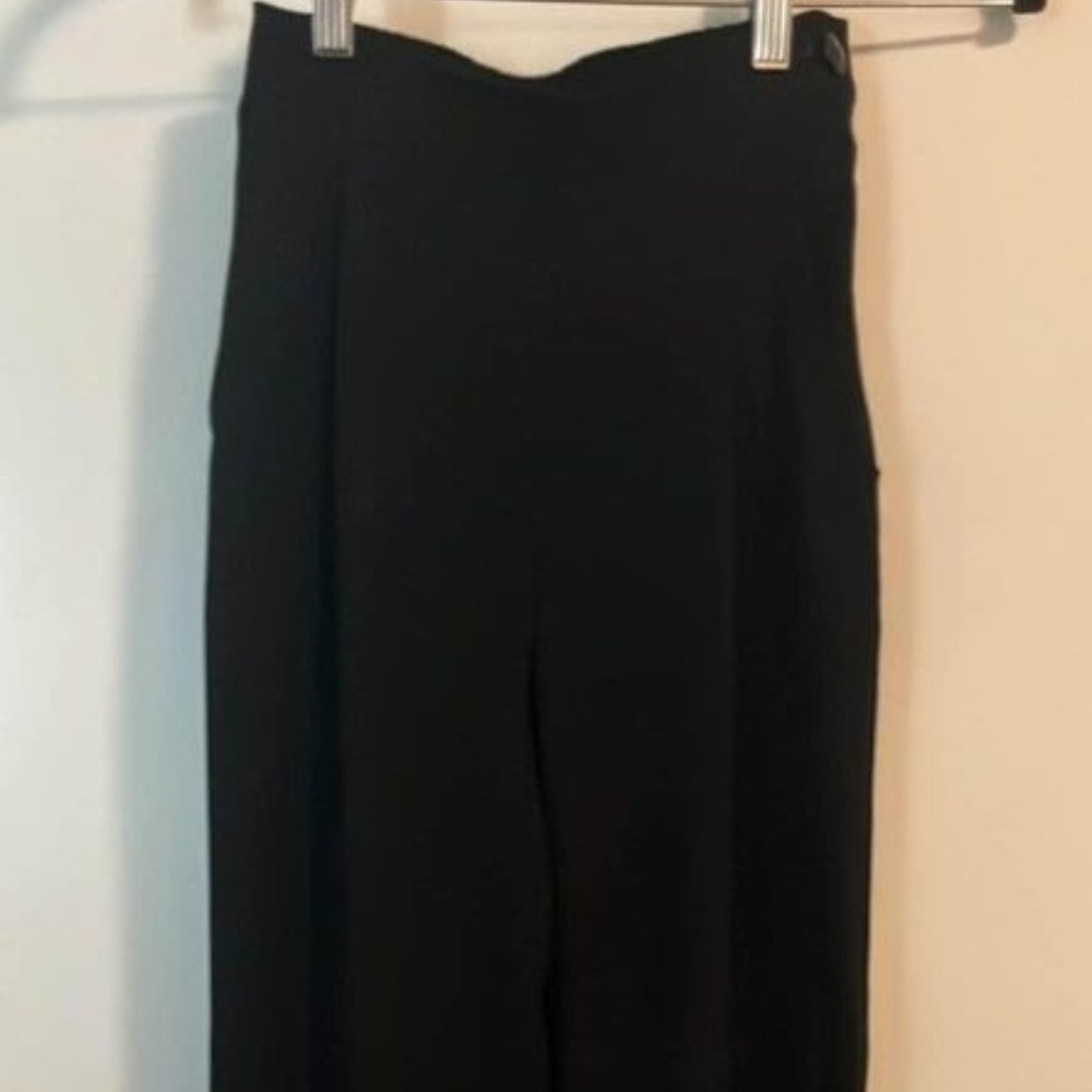 American Apparel - Black Pleated Front Pants / Trousers - XS